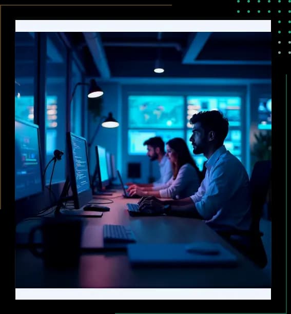 Origa Network team working on digital solutions